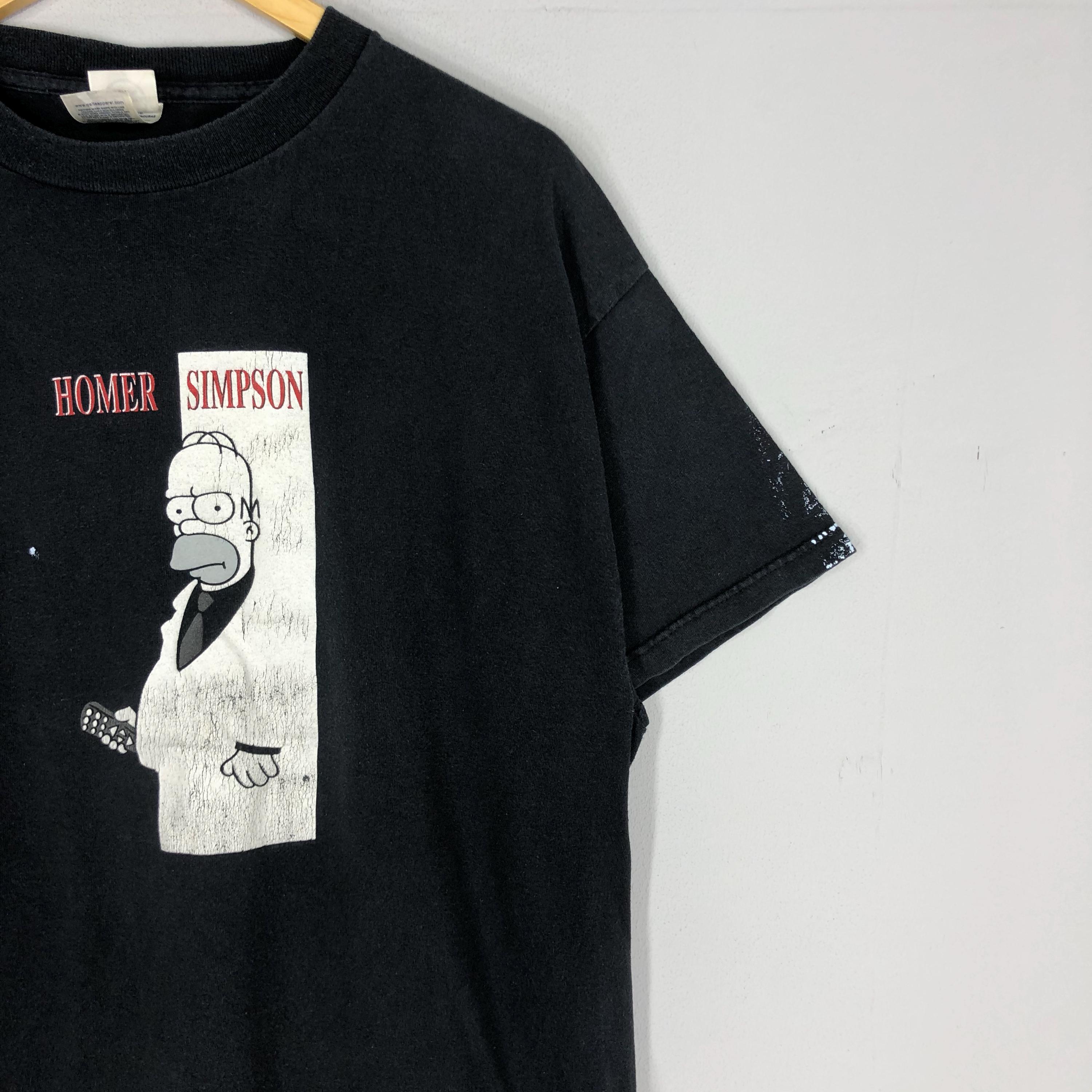 90S DELTA THE SIMPSONS SCARFACE Tシャツ XL THE SIMPSONS HOMER SIMPSON scarface parody DELT