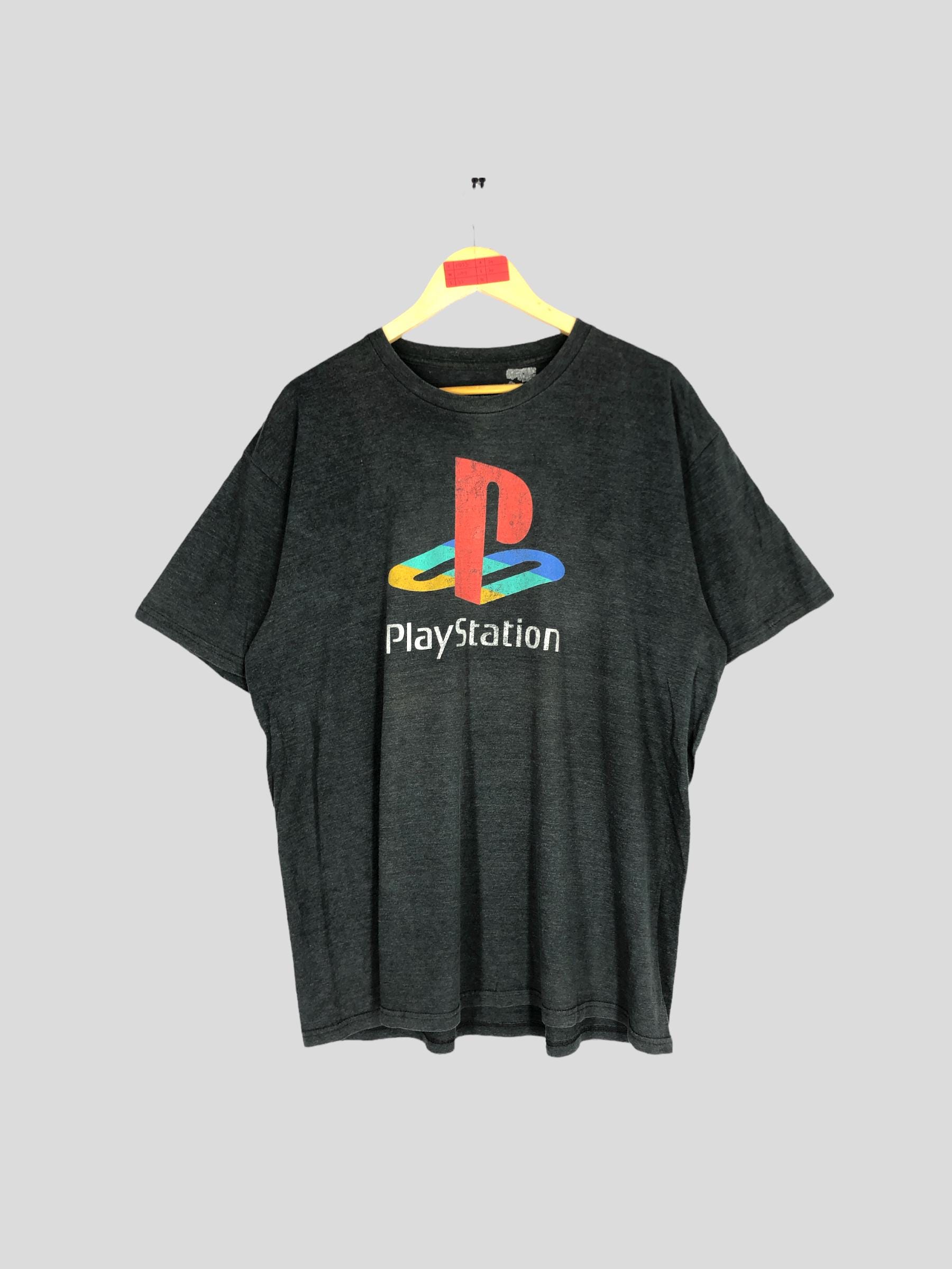 Vintage Y2K Playstation Big Logo T Shirt Xlarge Playstation Video