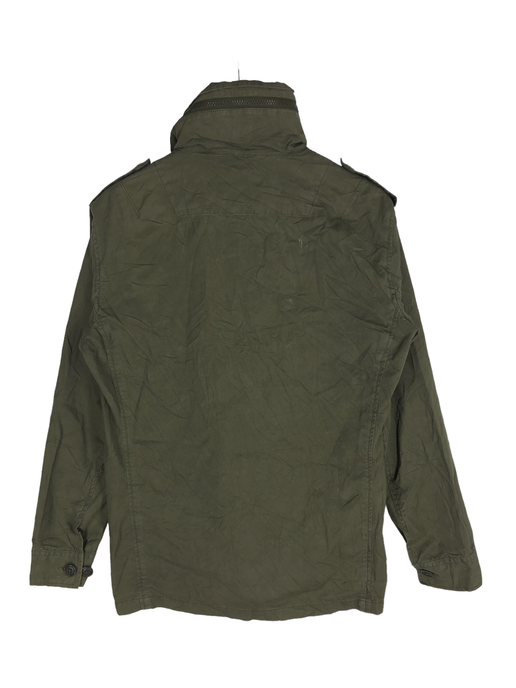 Vintage Avirex Military Jacket: USA Army Green Multi Pocket