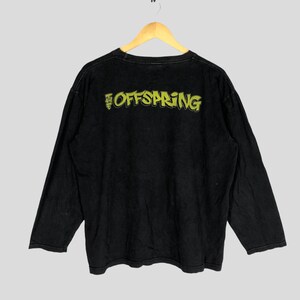 T-shirt Vintage The Offspring - Modèle Spécial Gift, Taille Unique, Coton Noir