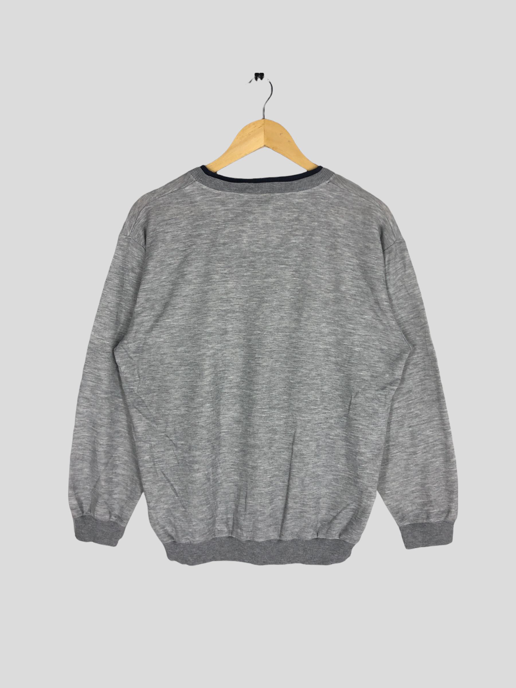 Vintage Hanes Sweatshirt: American Spirit Spellout, Gray Crewneck 