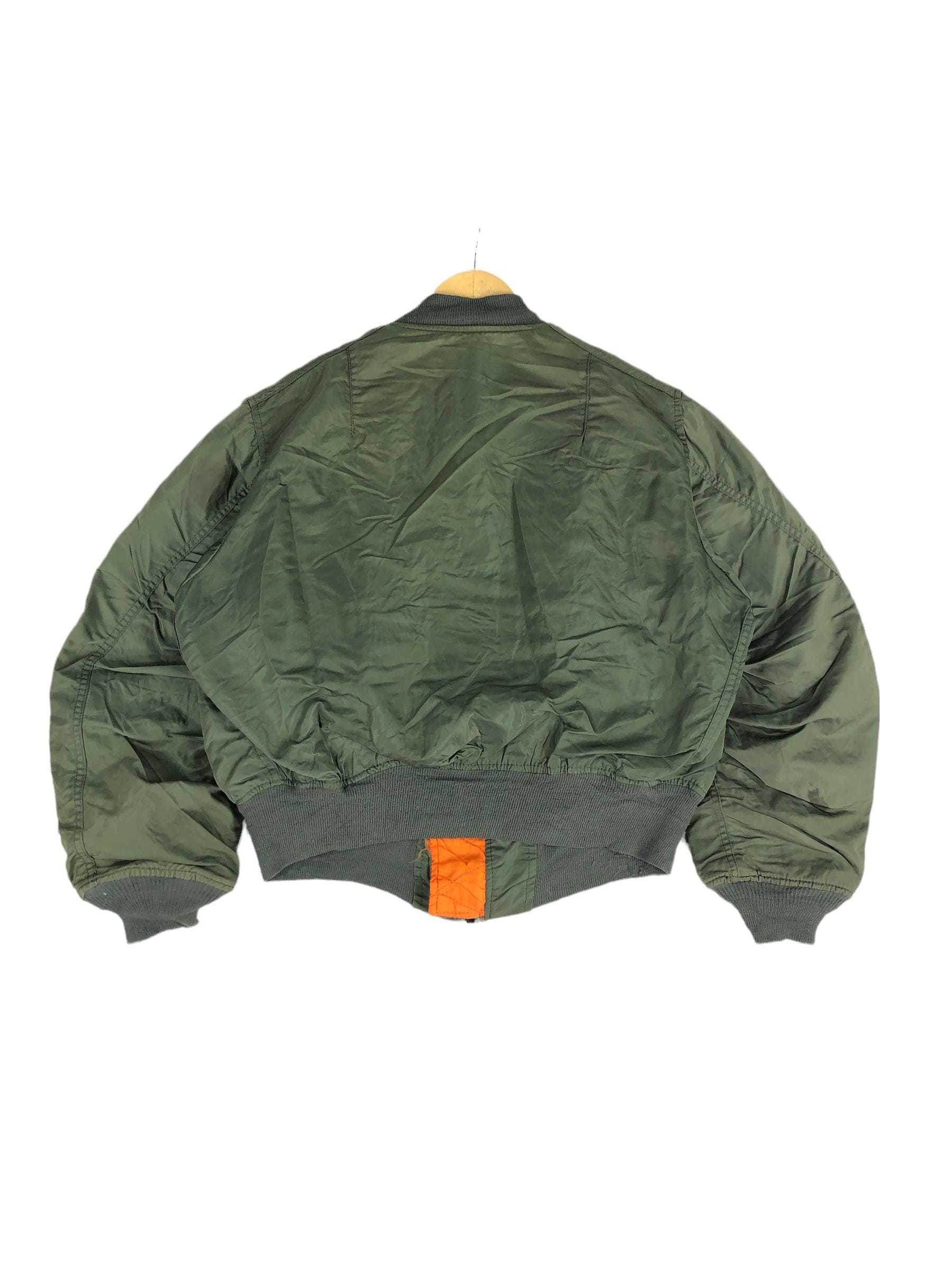 90s ALPHA B-15d 50s復刻 USA製　flight jacket Vintage 90s Alpha Industries US Air Force Type B-15C Jacket