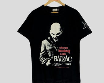 T-shirt vintage des années 90 du groupe de rock japonais Balzac (taille M)