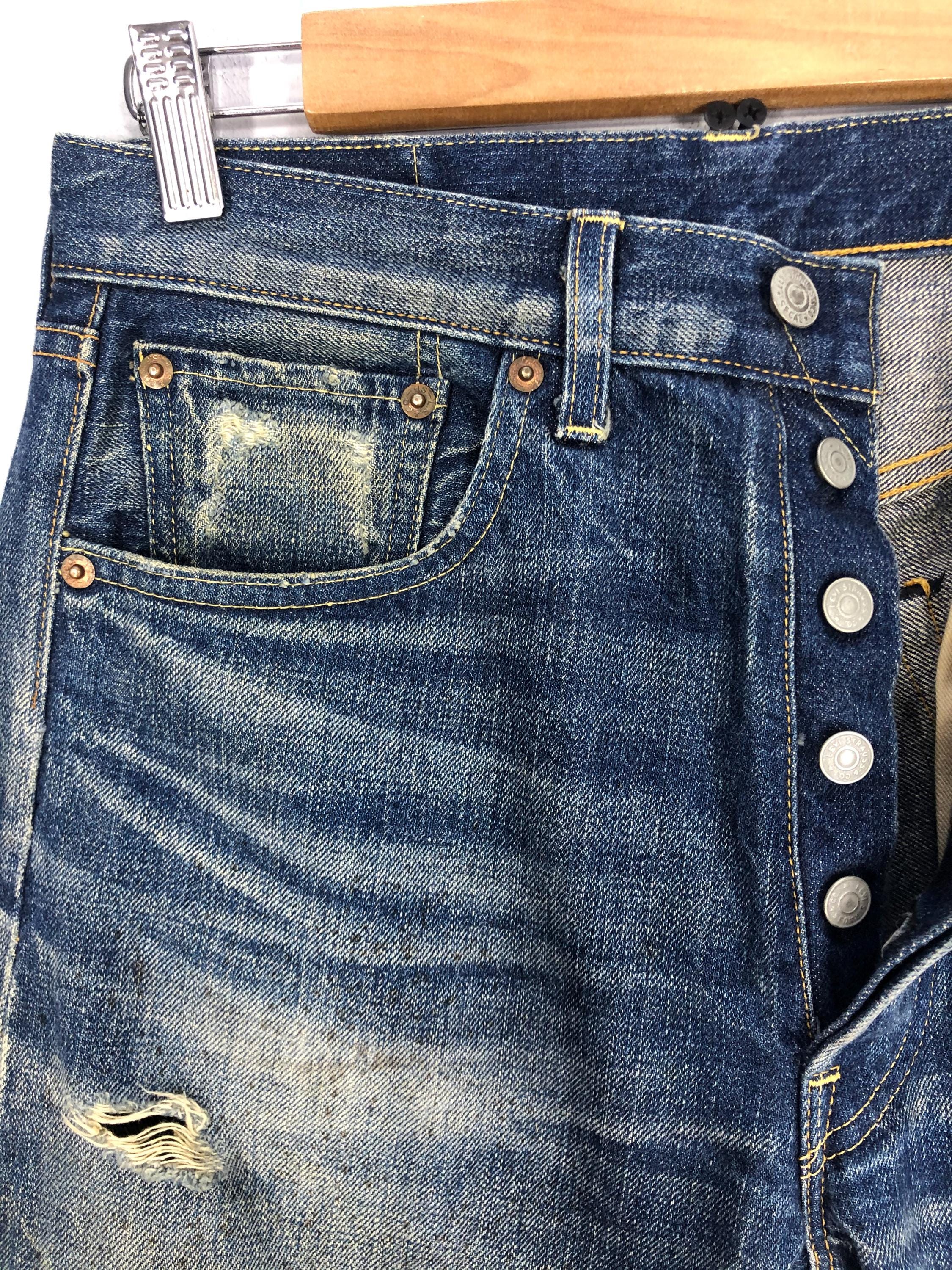 60〜70s Levis 501 BIG E vintge Levis 501 XX Big E True Vintage 60s Redline Selvedge Denim