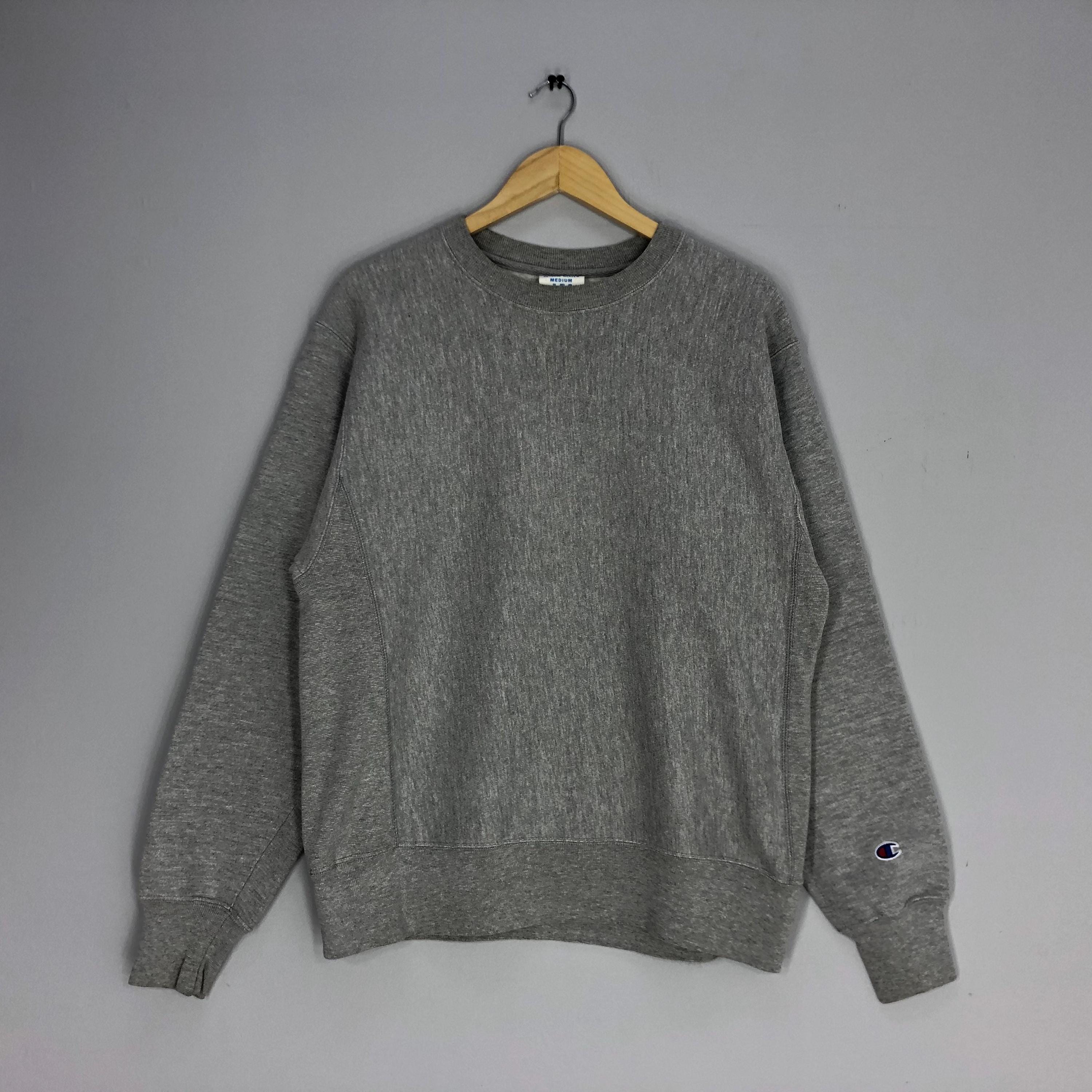 Vintage 90s Champion Reverse Weave Sweatshirt, Embroidered Logo