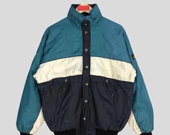 Vintage Multicolor Nylon Ski Jacket - Size L