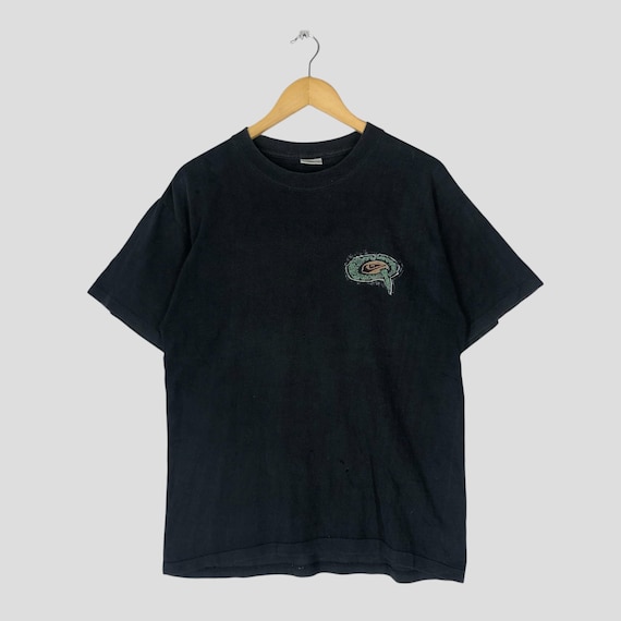 Vintage 90s Quiksilver Big Logo T-shirt: Surf Skate Tee, Made in