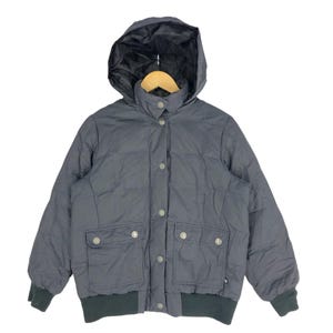Vintage Phenix Gray Hoodie Ski Wear Jacket Medium Phenix Skiing Cold Weather Snow Bomber Phenix Japan Gray Winter Coat Size M