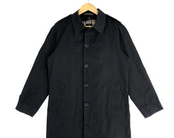 Vintage Burberry Black Label Trench Coat, Size M - Etsy