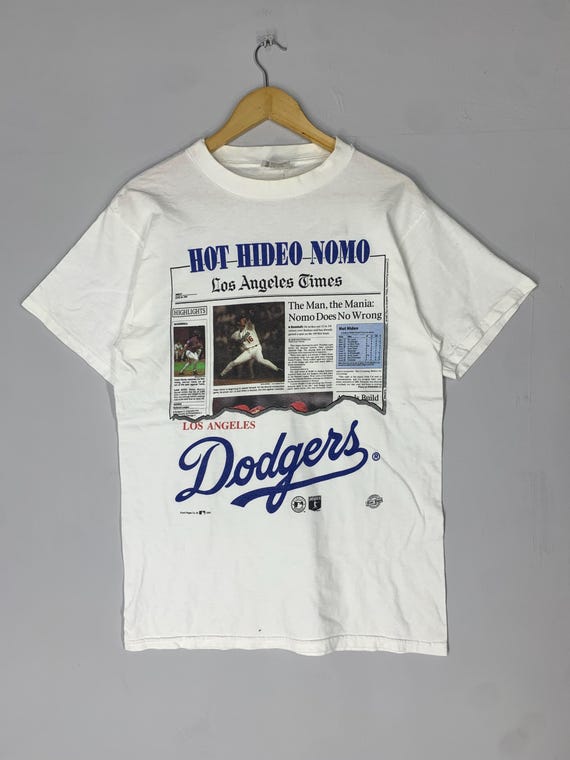 ヴィンテージ90年代ロサンゼルス・ドジャースTシャツ：野茂英雄MLB T
