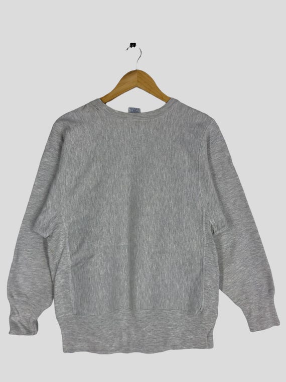 Vintage 90s Champion Reverse Weave Sweatshirt: Embroidered Logo