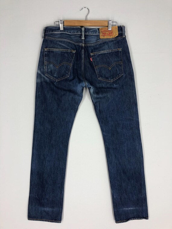 Vintage Levi's 501 Jeans 34x42, 90s Blue Stone Wash Denim - Etsy