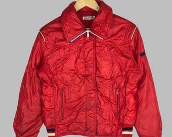 Chaqueta de esquí vintage Goldwin roja - Ropa de nieve para invierno - Talla M