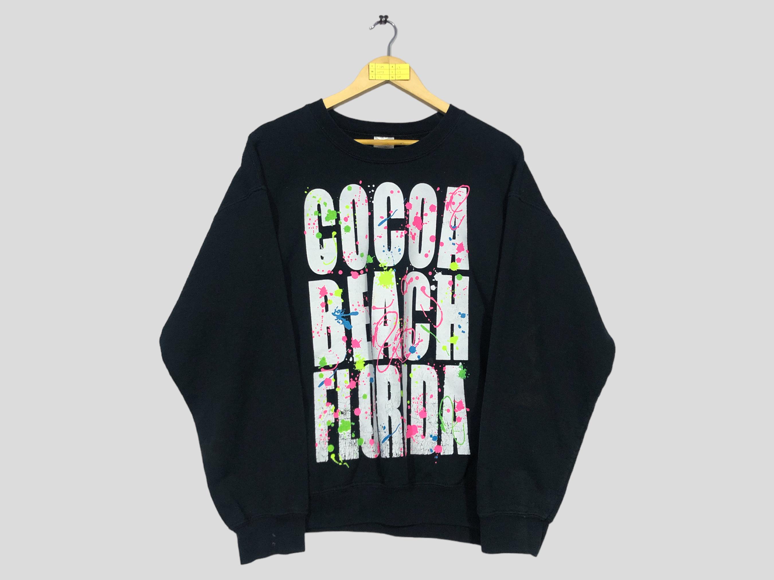 Sweat à Capuche Homme Gildan Cocoa Beach Pier – Taille M, Bleu Chiné, Léger