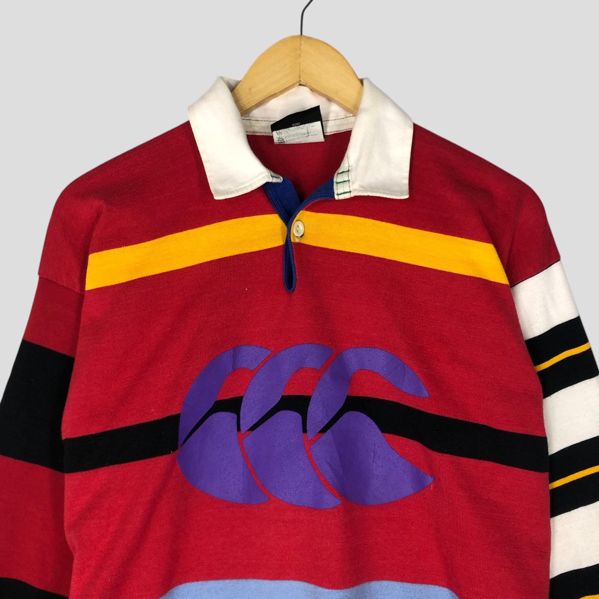 Vintage 90s Canterbury All Blacks Rugby Polo Shirt - Size M - Etsy