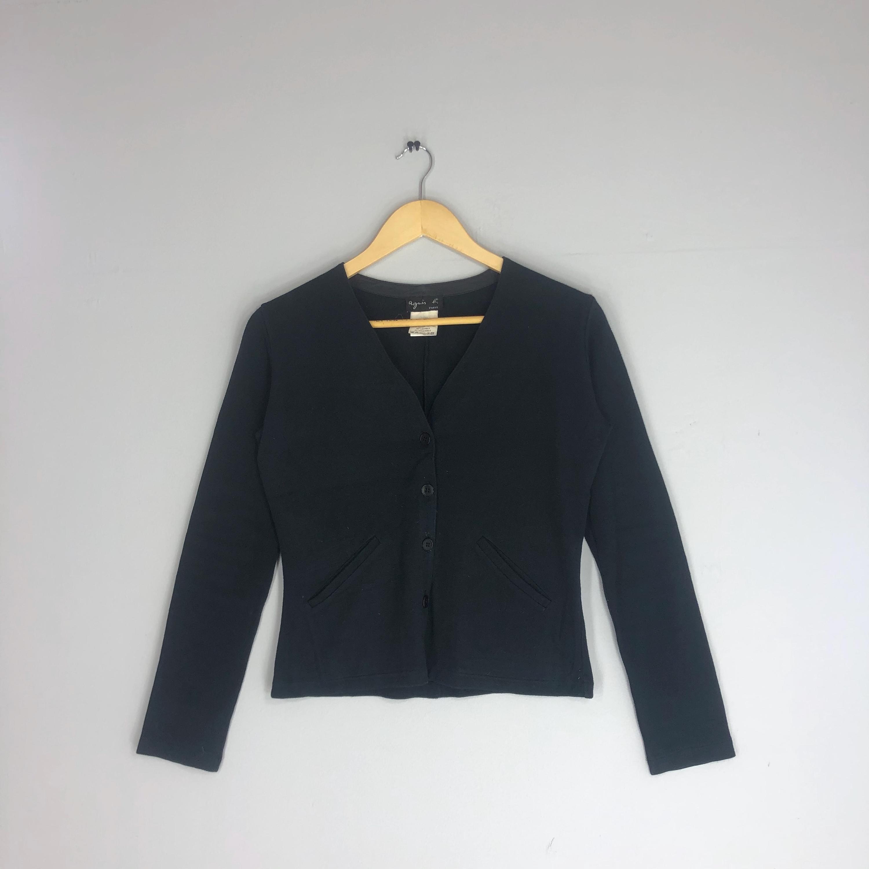 90s ~00s Vintage agnès b Sweat Cardigan 90s ~ 00s Vintage agnès b Sweat Cardigan Cardigan