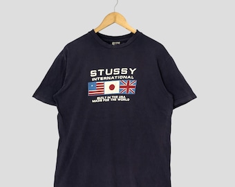 Vintage Y2k Stussy Logo T-shirt Mens Size M - Etsy