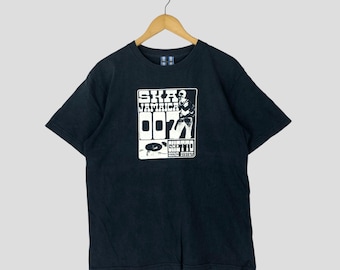 T-shirt Vintage GOLDFINGER Années 90 - RARE PROMO Ska - Taille XL Gris - Occasion Très Bon État