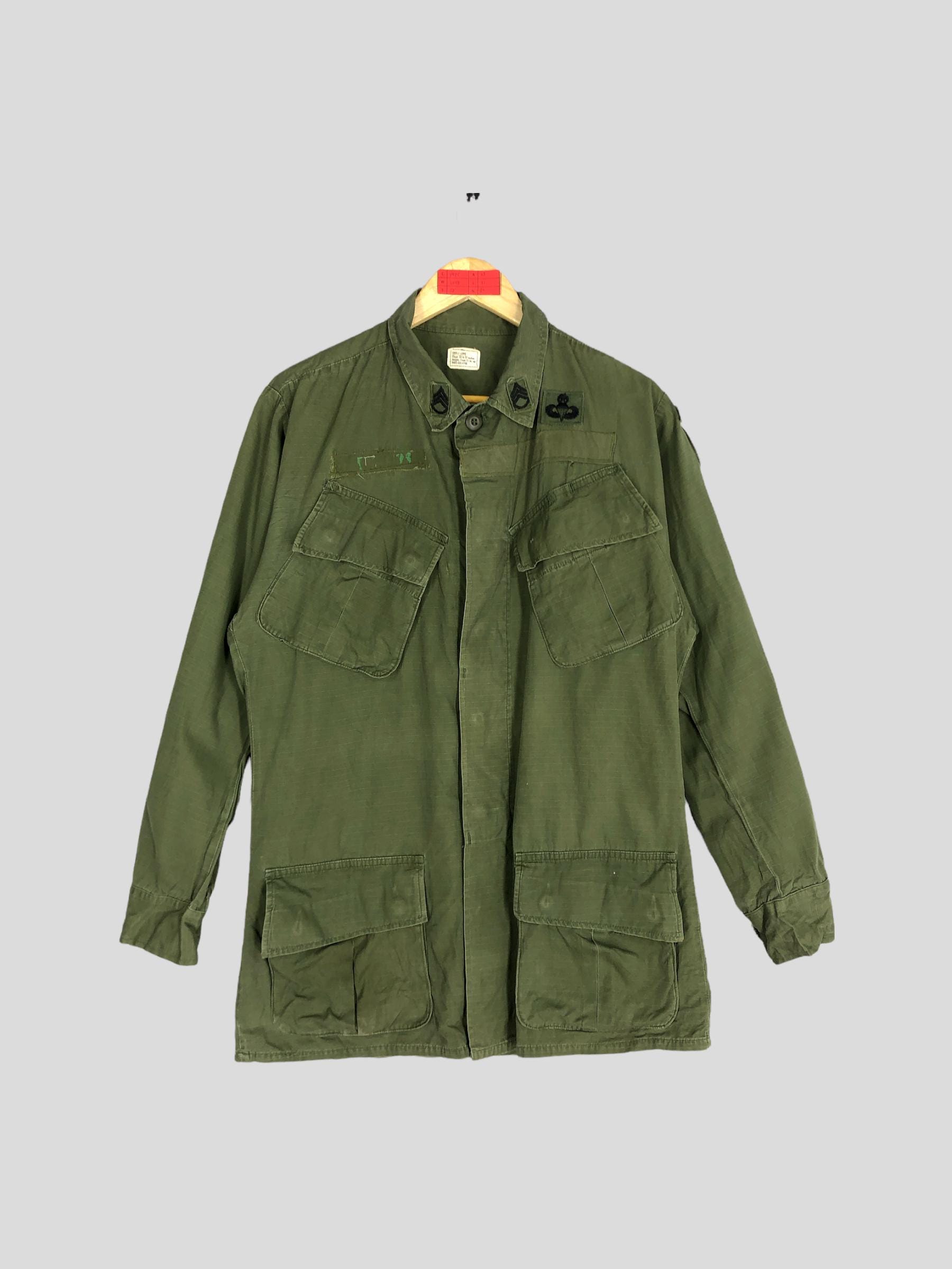 vintage 希少 50's 60's Airman レーヨン ギャバ USA Vintage 60s US Army Jacket, Vietnam War Era, Size M - Etsy