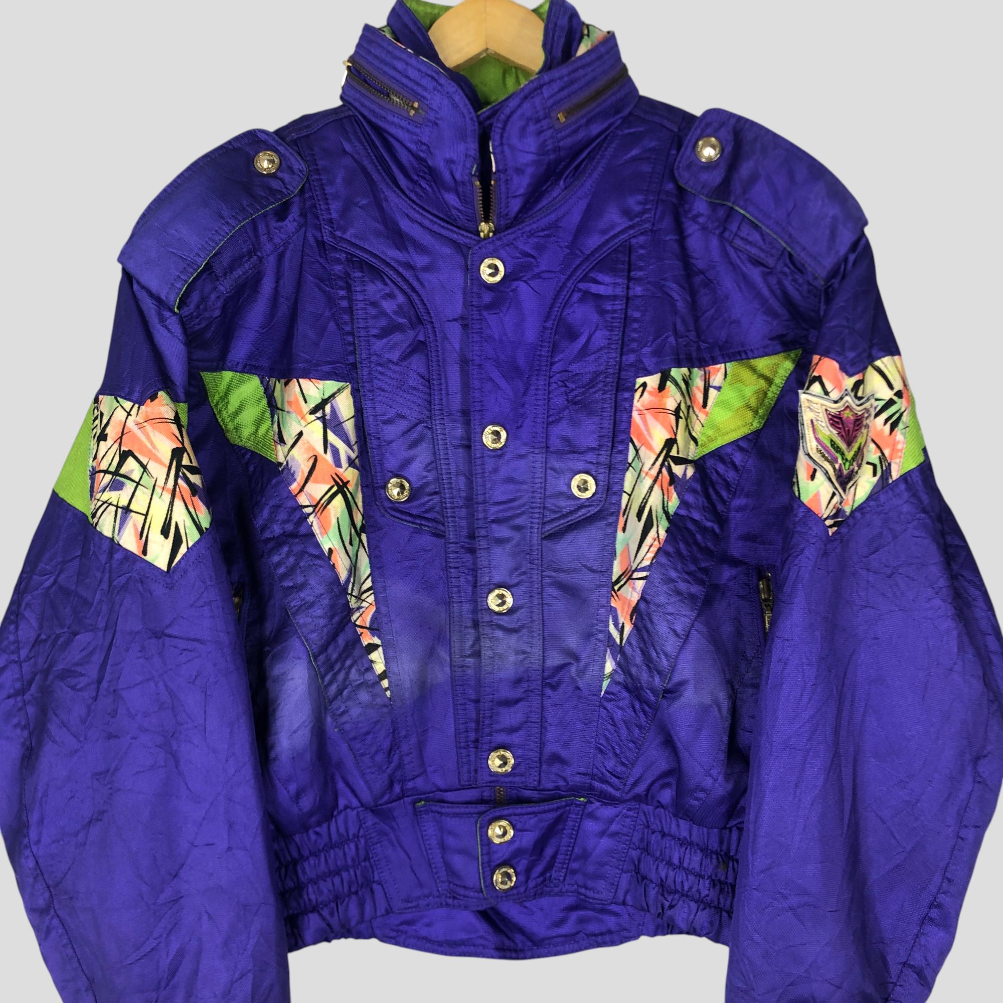 ヴィンテージ キリー スキーウェア マルチカラー パーカー：90年代