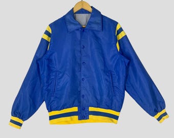 Vintage 80s Hilton Active Apparel Nylon Coach Jacket Northern Ohio 
