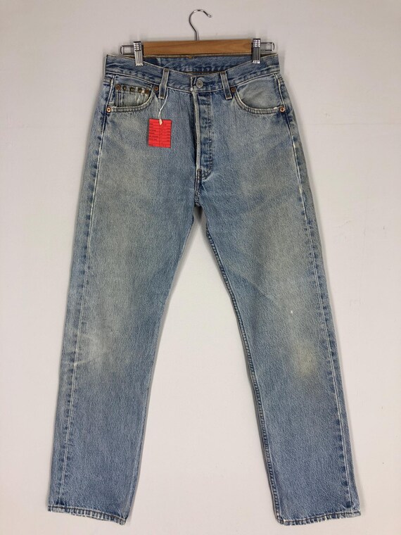 Levi's 501 80s USA ハチマル Size 29x39.5 Vintage 80s LEVI'S 501xx Light Blue Stone Wash