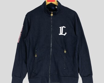 Vintage Saitama Seibu Lions Zipper Sweater - Baseball Team Track Jacket (Size M)