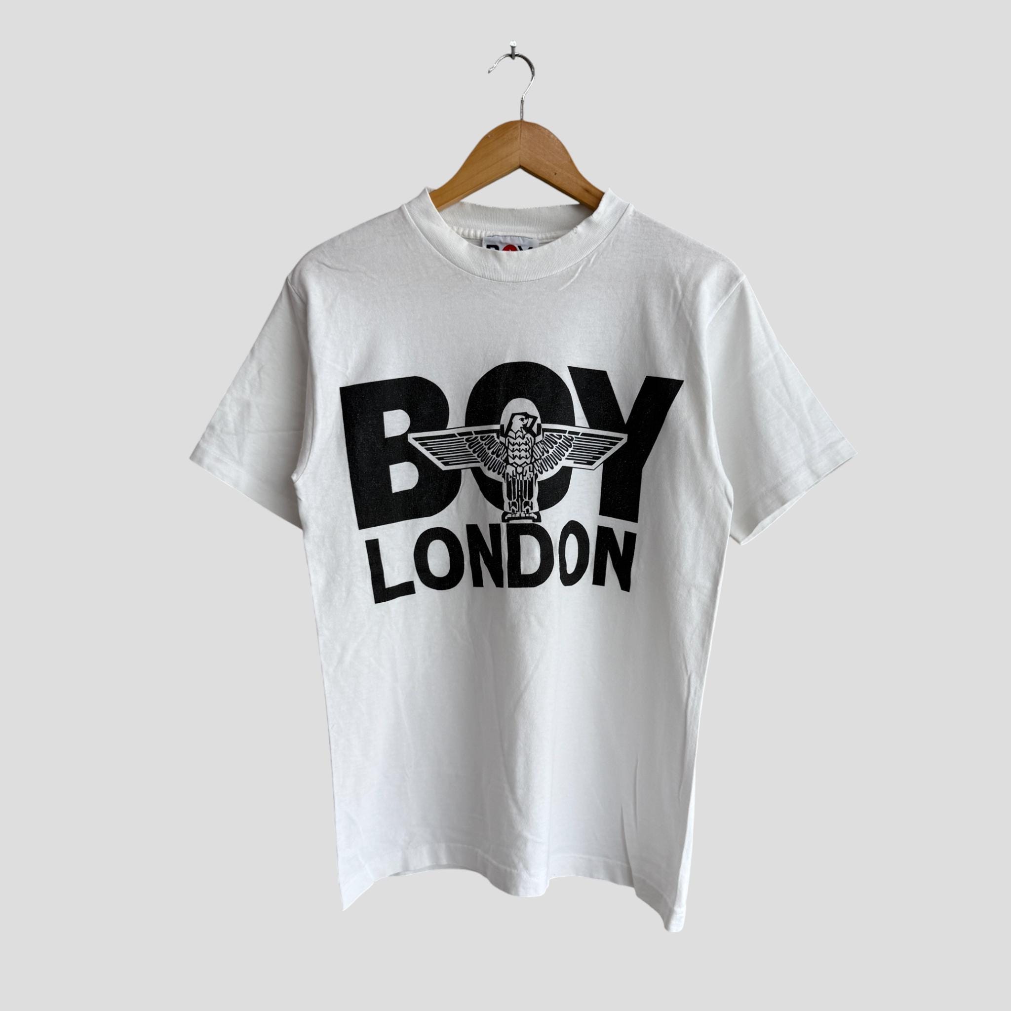 Vintage 90s BOY LONDON T Shirt BOY London Single Stitches Made in