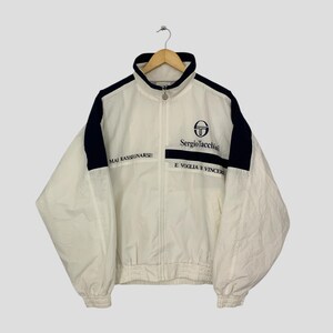 Vintage 90s Sergio Tacchini Windbreaker Jacket Large Sergio