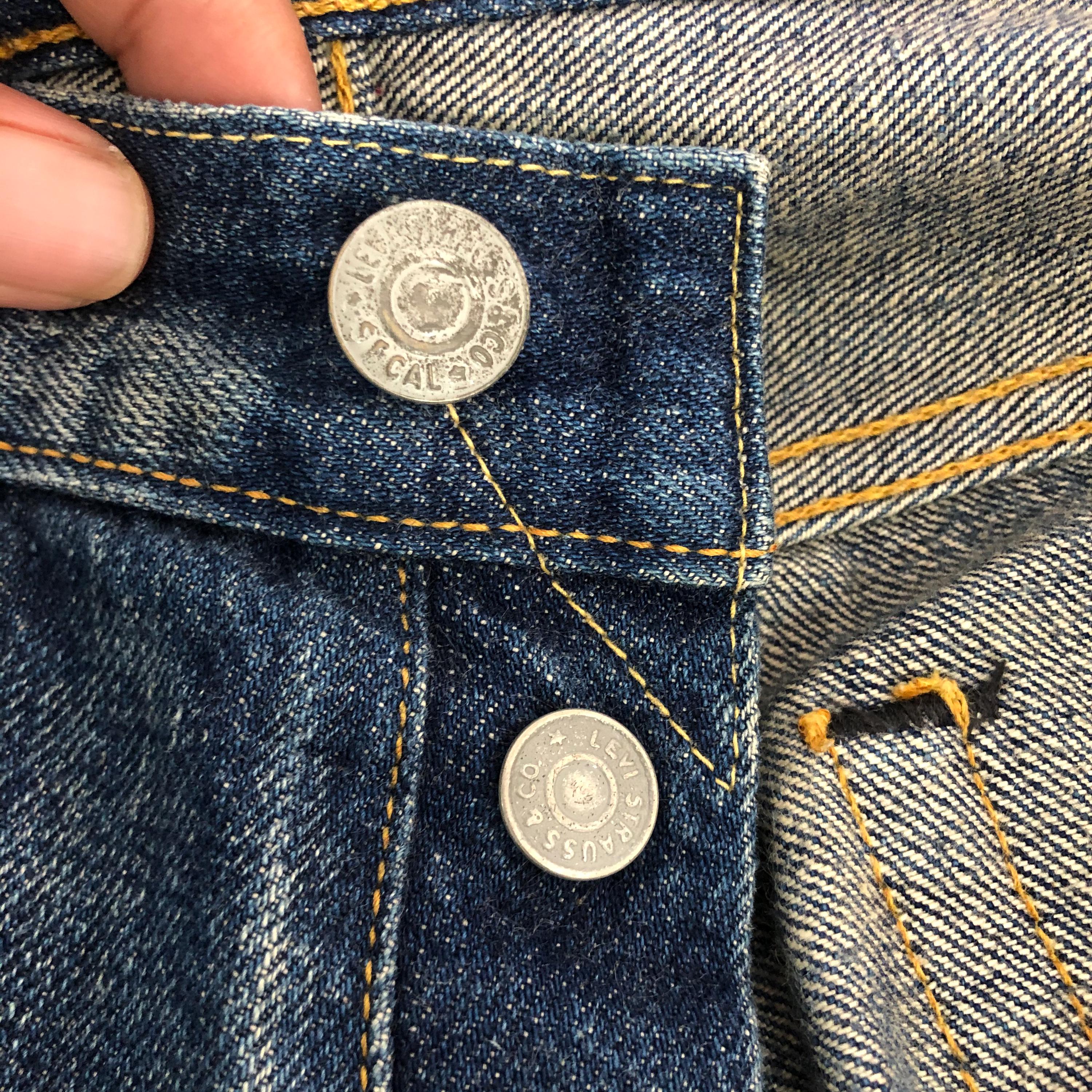Size 30X42 Vintage Repro 60's 70's LEVI'S 501 Big E Selvedge