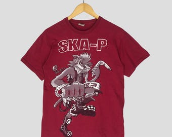 Camiseta vintage de la banda de ska punk Y2K: Viva la Palestine - Talla S