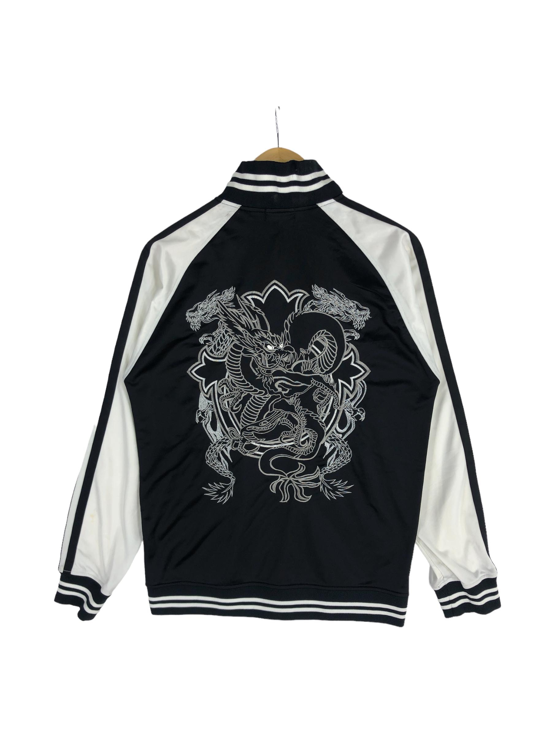 Vintage Sukajan Japanese Dragon Roar Jacket Medium Sukajan