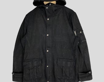 Vintage Von Dutch Double Pocket Button Wool Jacket Von Dutch Jacket Sweater Von Dutch Hoodie Jacket Outdoor Warmer Button Up Jacket Size XL