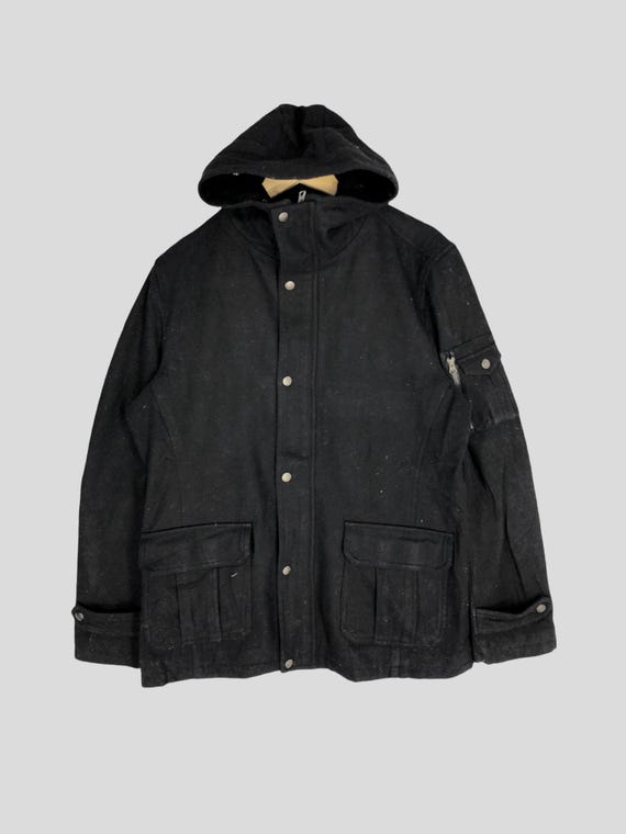 ヴィンテージ Von Dutch ダブルポケットボタンウールジャケット Von