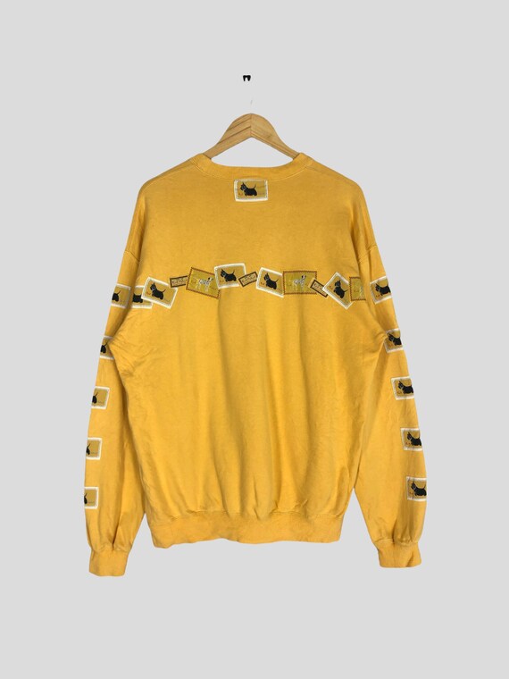 Vintage 90s Karl Helmut Dog Sweatshirt, Japanese Brand Patches