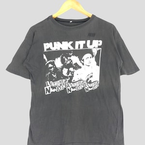 Vintage 90s Laughin' Nose Punk Band T-shirt - Size L - Etsy