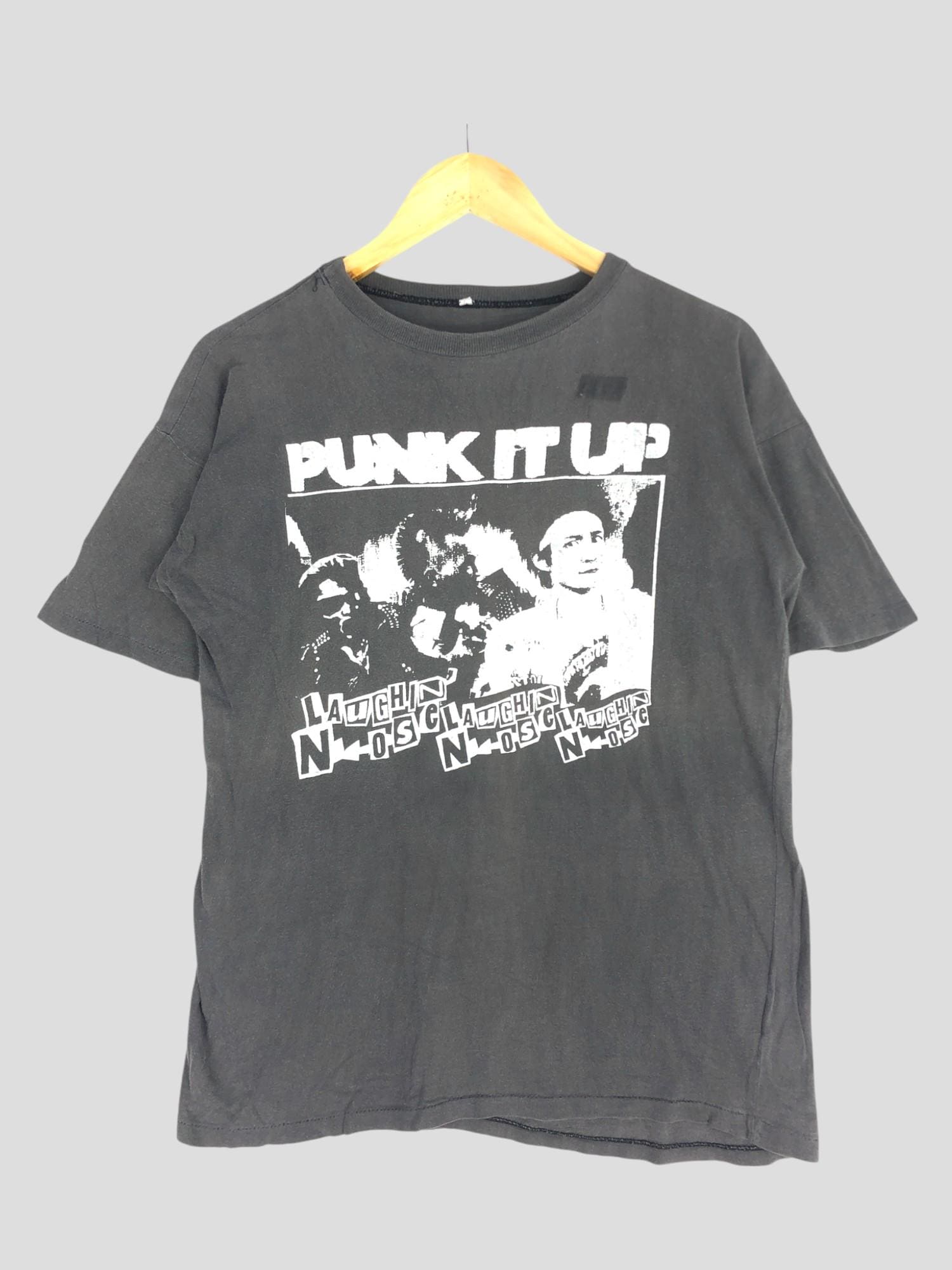 Vintage 90s Laughin' Nose Punk Band T-shirt - Size L - Etsy