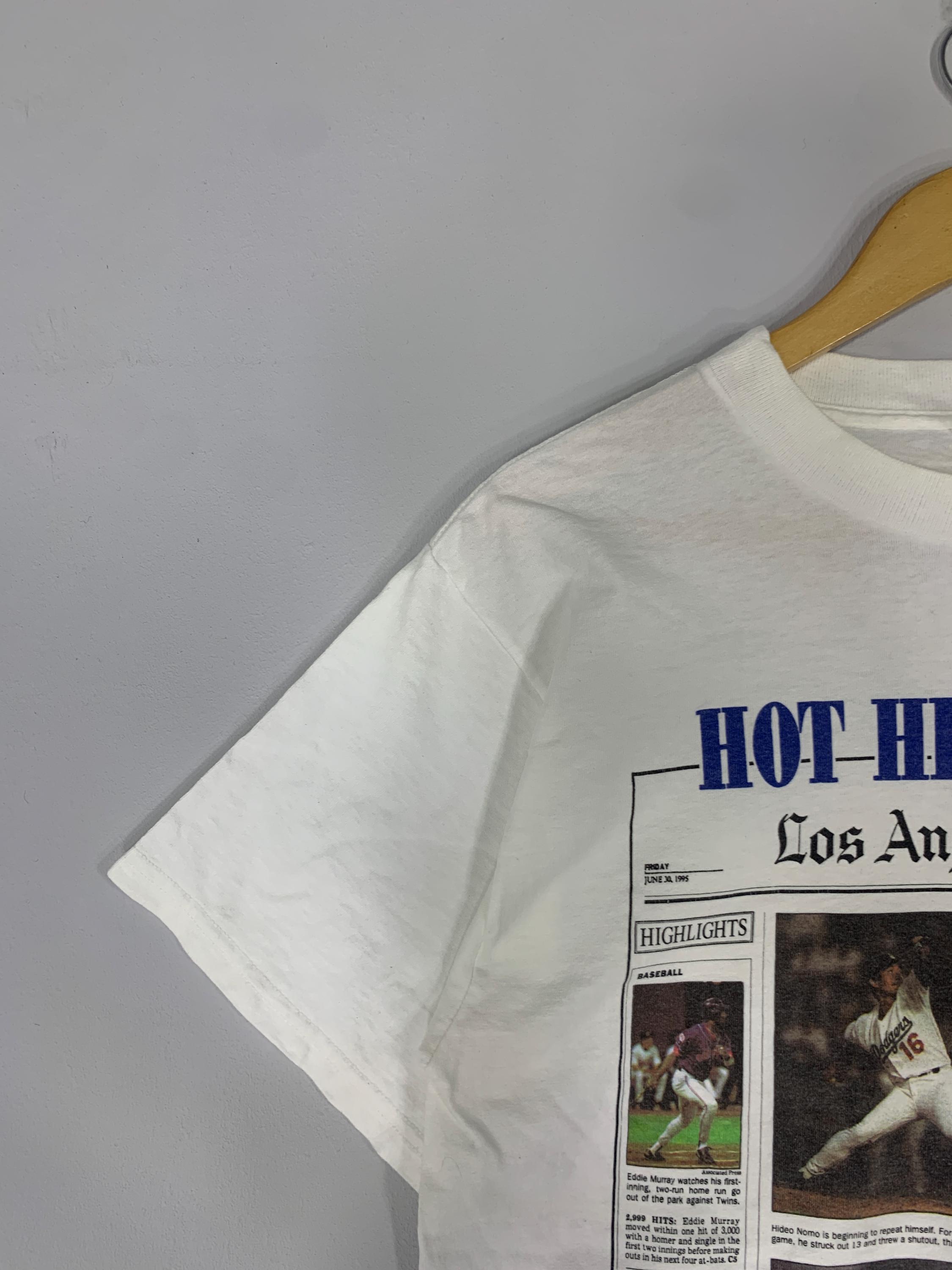 ヴィンテージ90年代ロサンゼルス・ドジャースTシャツ：野茂英雄MLB T