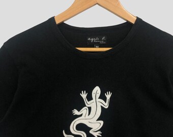 90s Agnès b. homme regular shirt Vintage Agnes B Homme Paris T-shirt: 90s Black Tee, Size M - Etsy