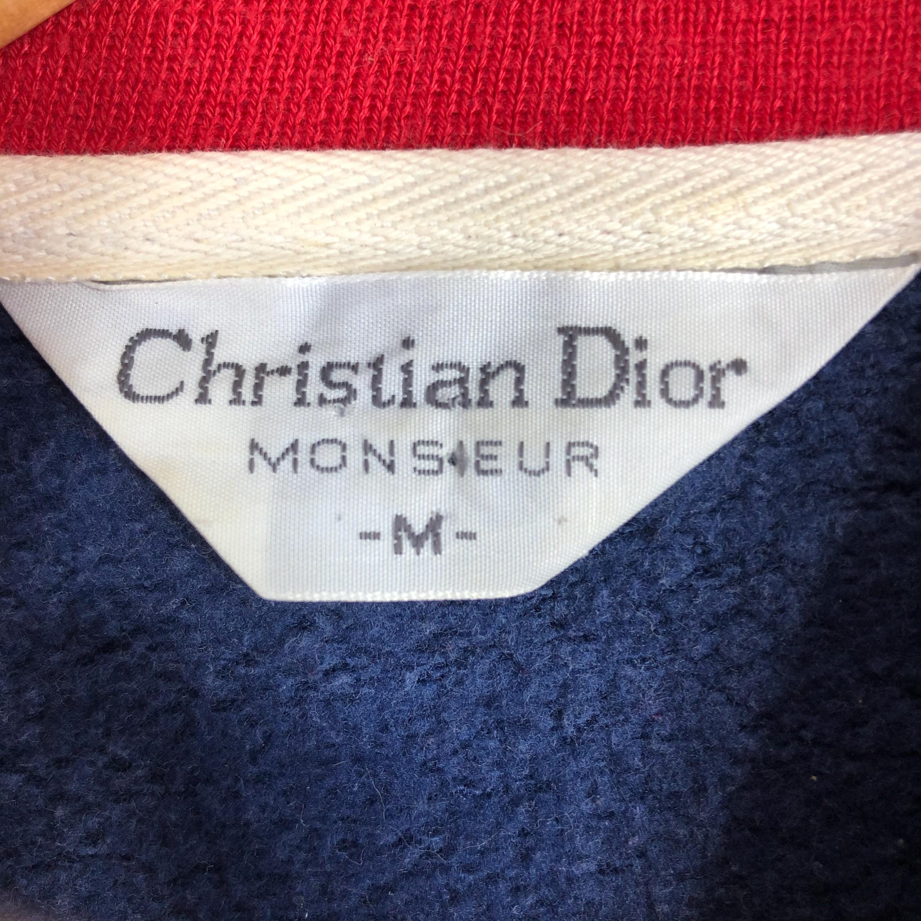 Vintage Christian Dior Monsieur Sports Zip up Sweater Color Vintage Christian Dior Monsieur Sports Zip up Sweater Color
