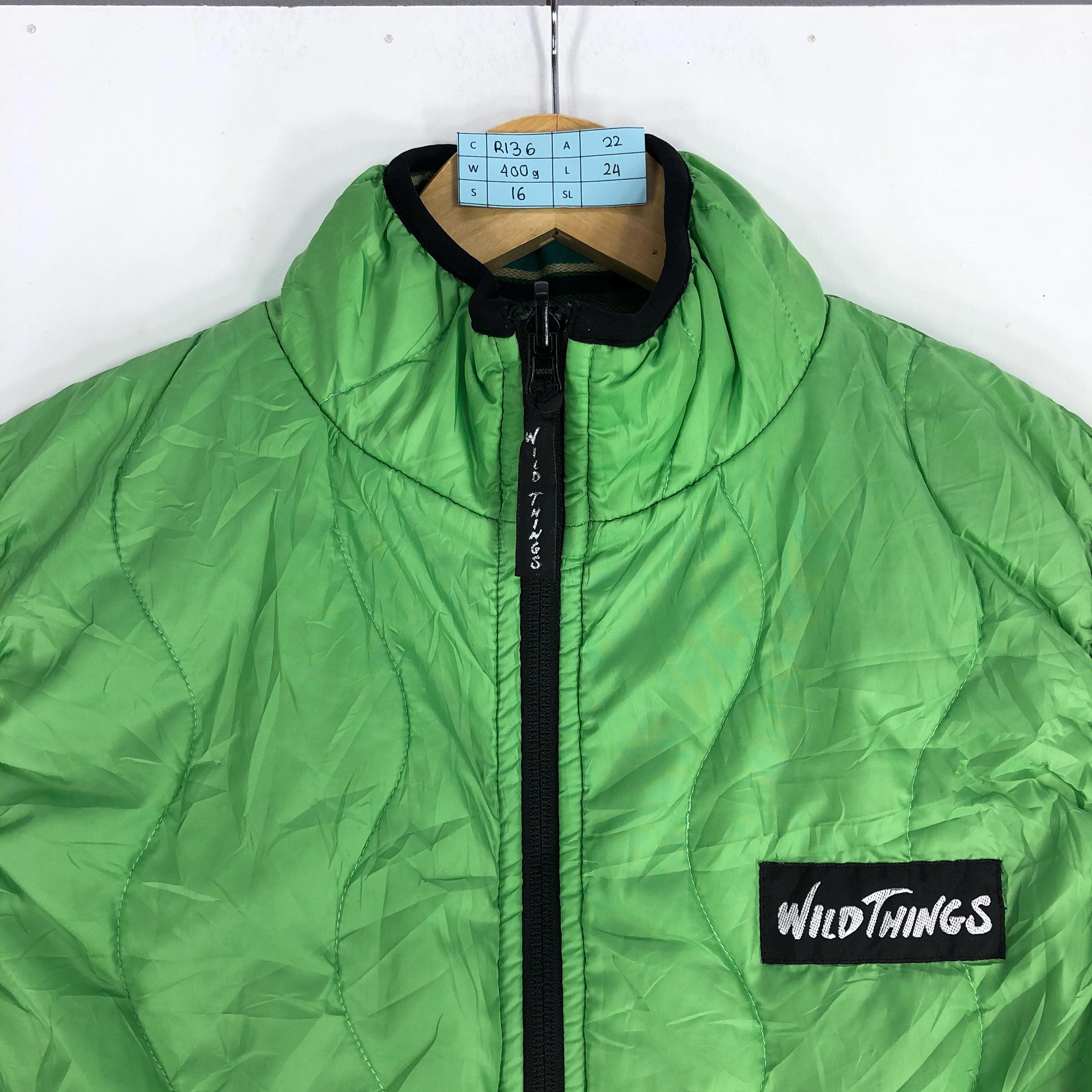 Vintage Wild Things Reversible Puffer Vest Jacket Wild
