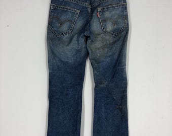 LEVI’S VINTAGE507XX Vintage Levi's 503ZXX Big E Hidden Rivet Jerky Tag 24 X 25.5