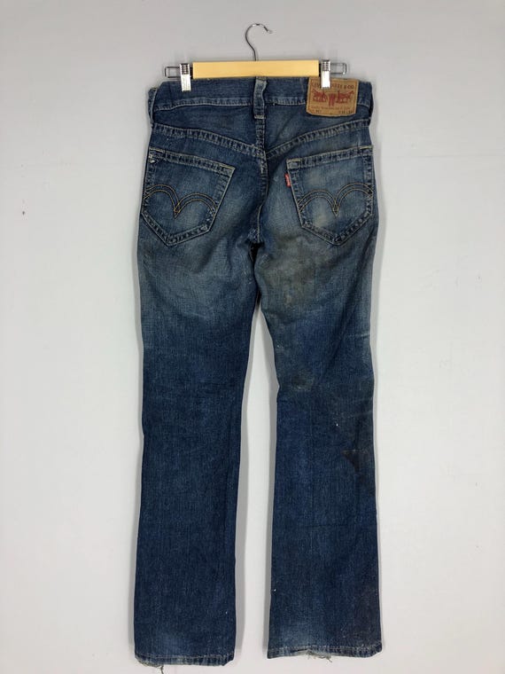 Size 31x41 Vintage Levi's 907 Bootcut Stone Washed Jeans
