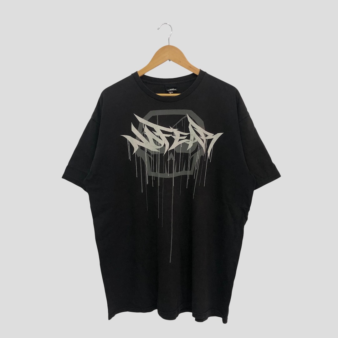 Vintage 90s No Fear Graphic T-shirt - Oversized Skater Tee, Made