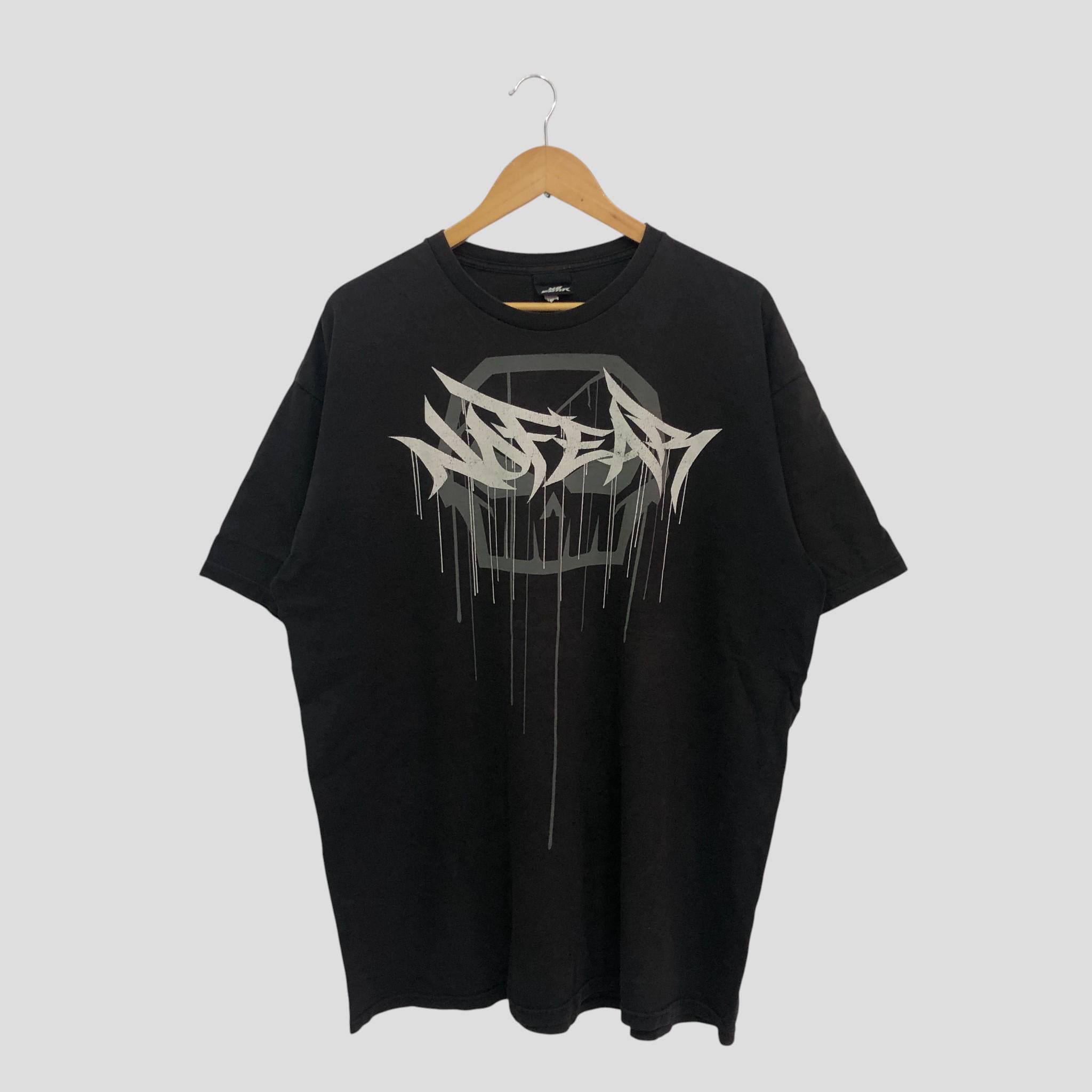 Vintage 90s No Fear Graphic T-shirt - Oversized Skater Tee, Made