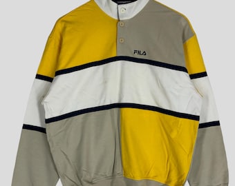 Vintage Fila Italia Color Block Sweatshirt - Size S/M