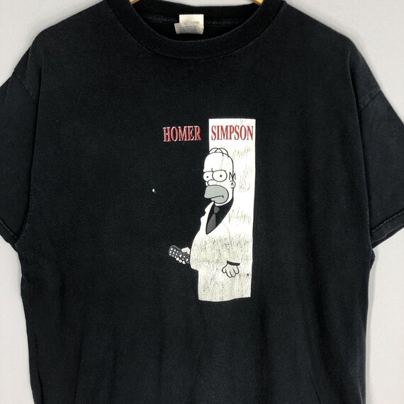 希少 Simpsons Tシャツ SCARFACE 00s シンプソンズ XL 00s〜 【スカーフェイスパロディ】 シンプソンズ Tシャツ size