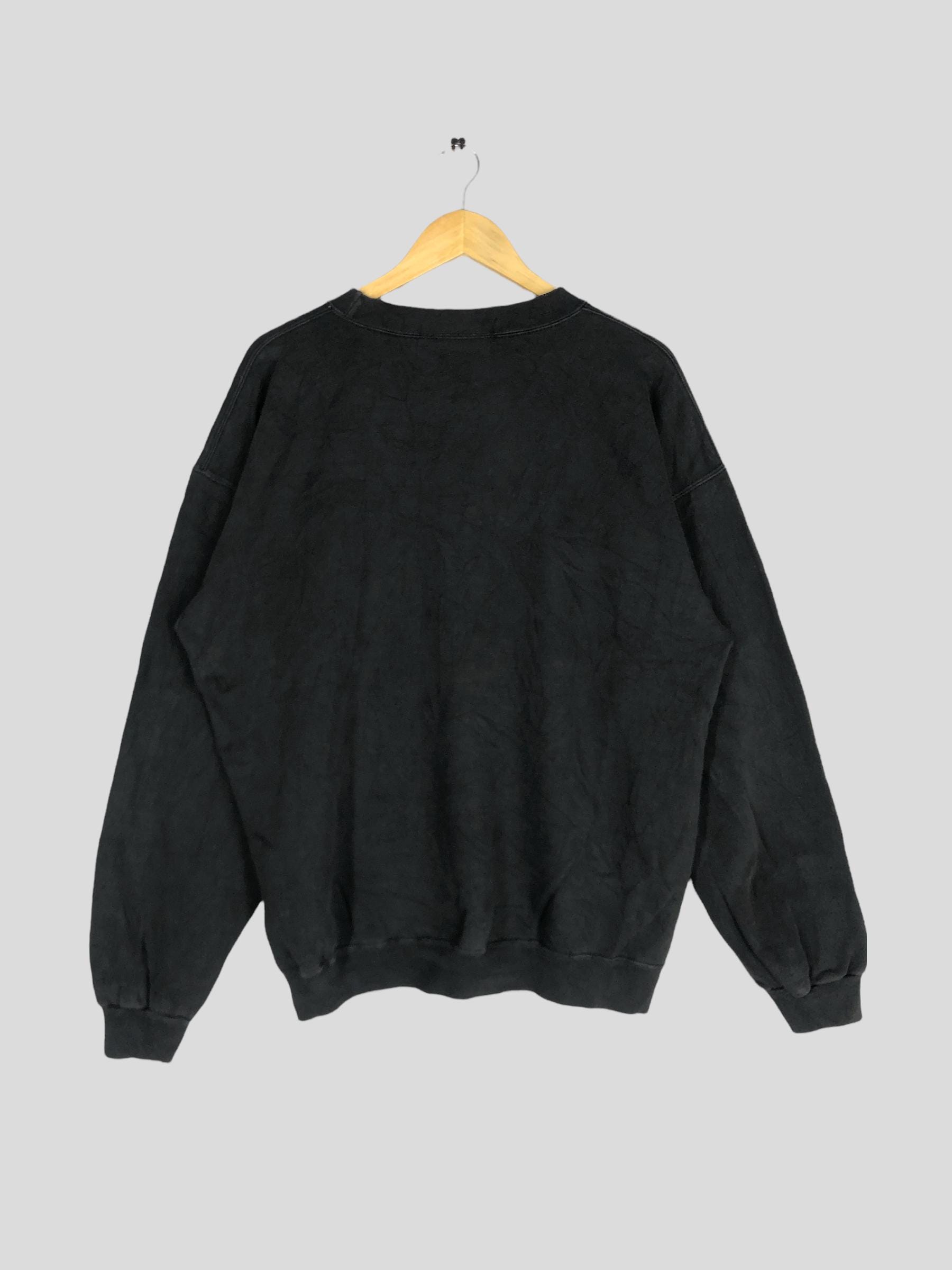 Vintage 90s Dkny Jeans Usa Black Sweatshirt Xlarge Donna