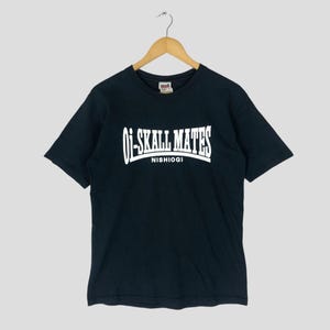 Vintage Oi Skall Mates Nishiogi Ska Band T Shirt Black Size S