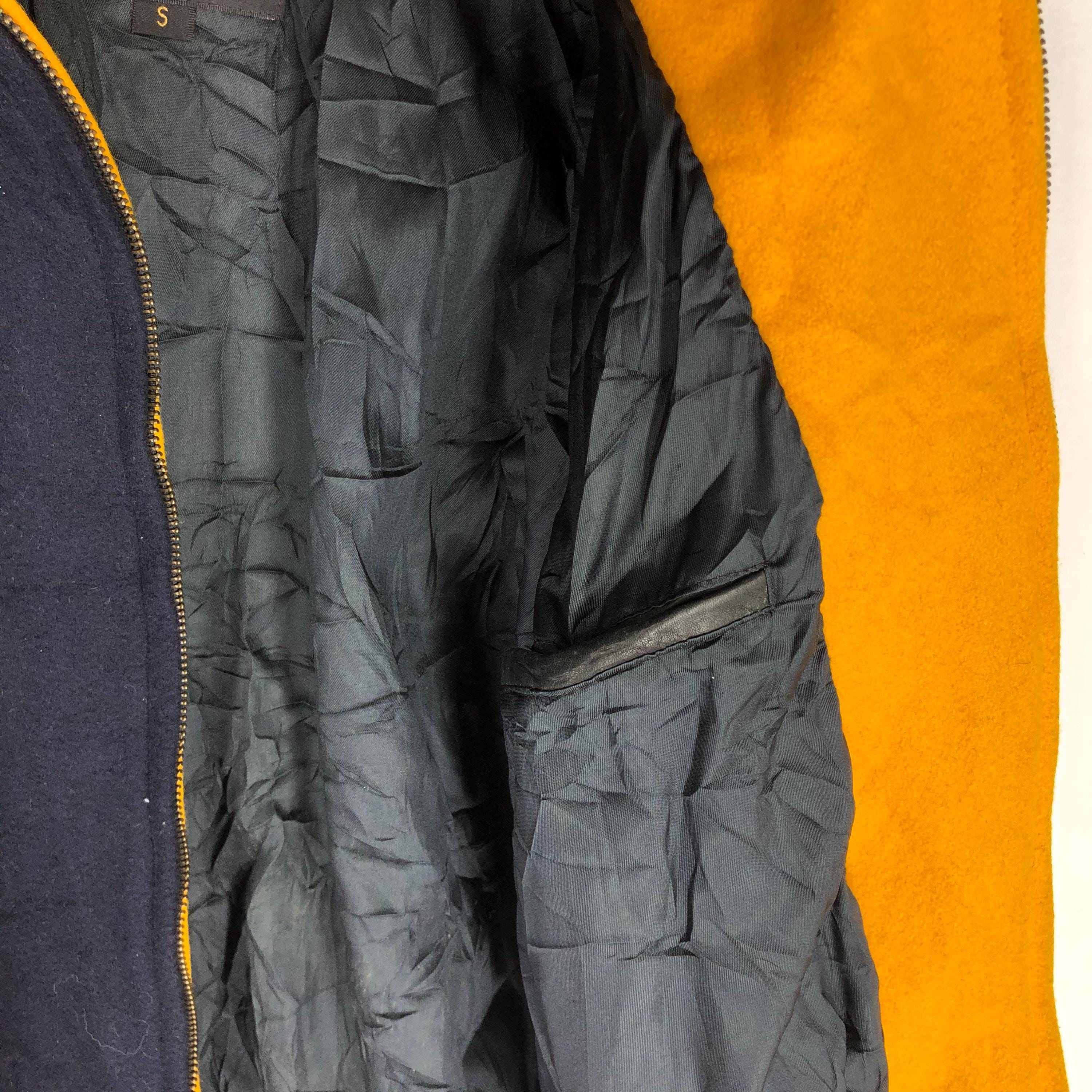 Vintage 90s Golden Bear Wool Bomber Jacket - Cal Embroidery